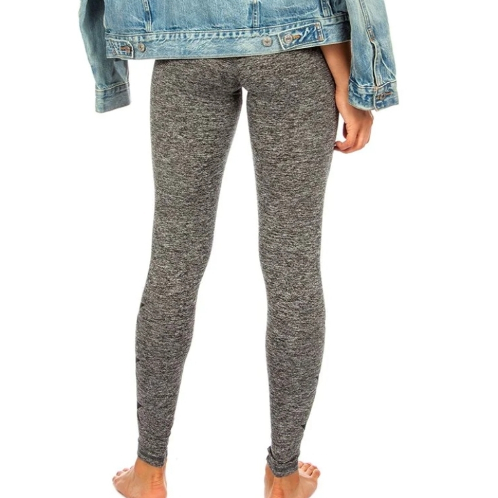STRUT THIS Star Ankle Legging Grey/Moss Black - Picture 9 of 12